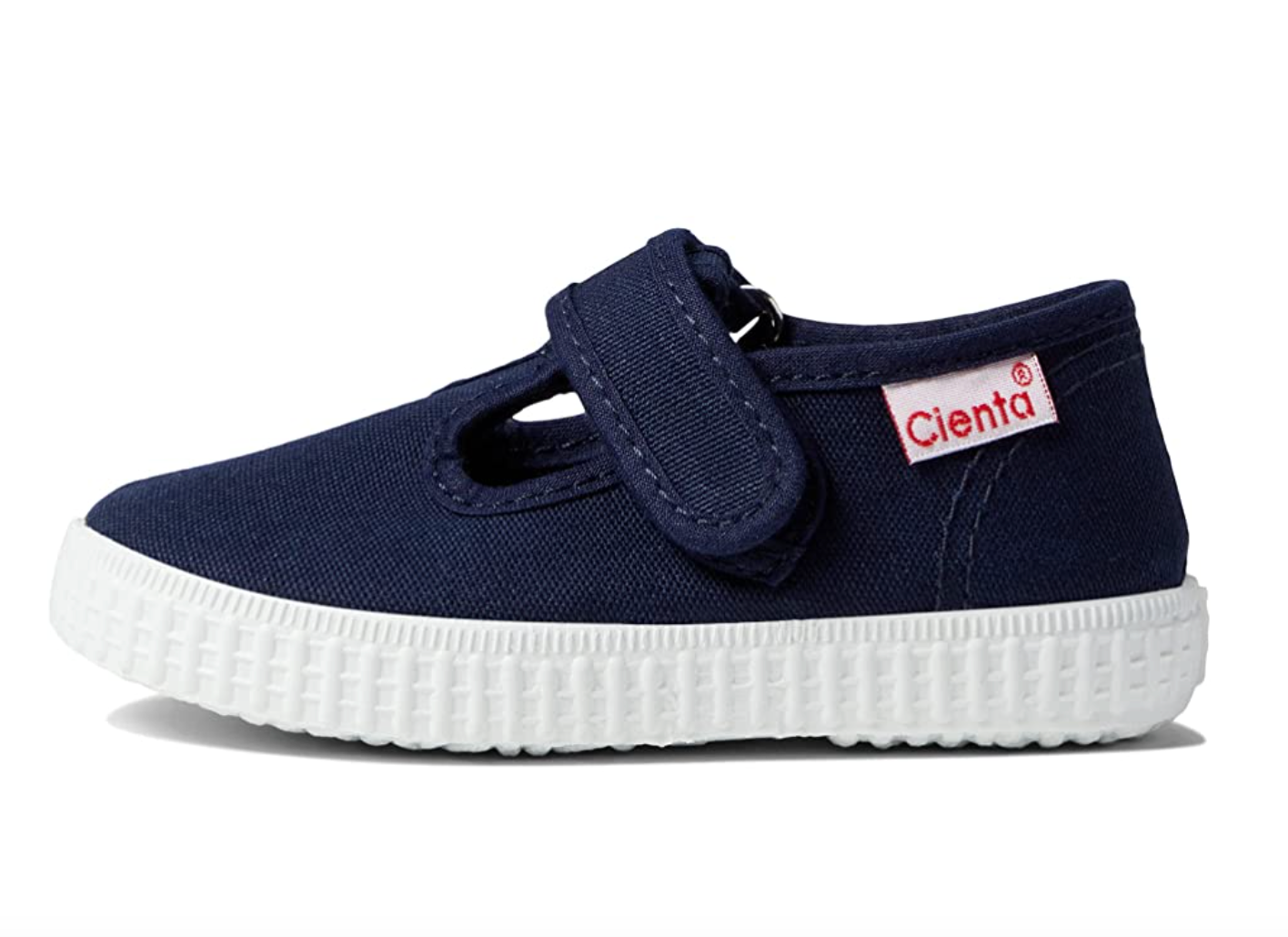 Cienta Cienta T-Strap Velcro Shoe - Navy
