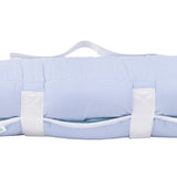 Apple of My Isla The Nap Mat- Navy Mini Stripe