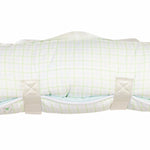 Apple of My Isla The Nap Mat- Blue and Green Windowpane