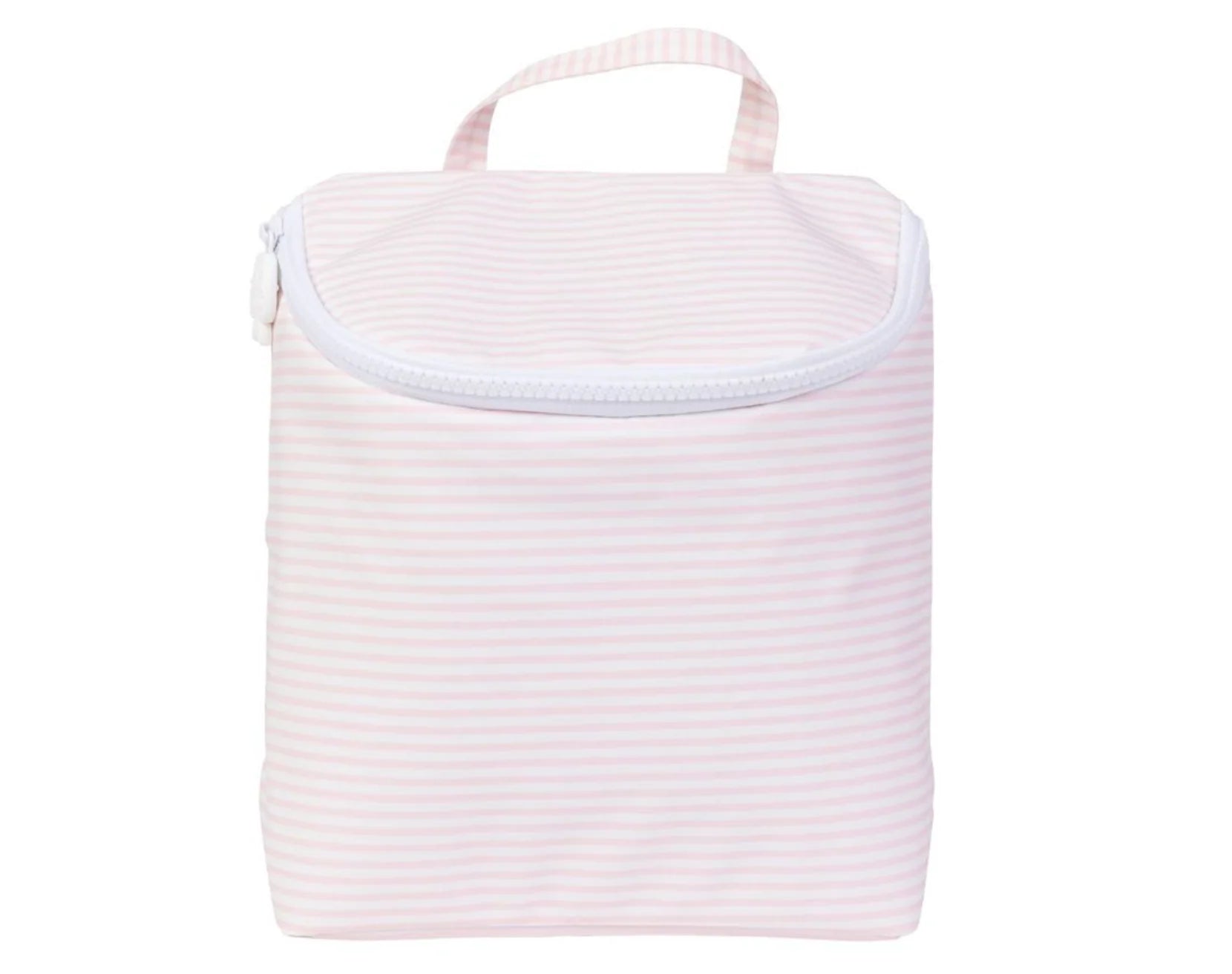 Apple Of My Isla The Bottle Bag- Pink Stripe