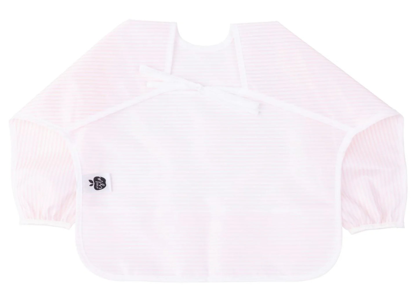 Apple of My Isla Pink Stripe Cover Everything Bib