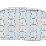 Apple Of My Isla Sailboats Dopp Kit