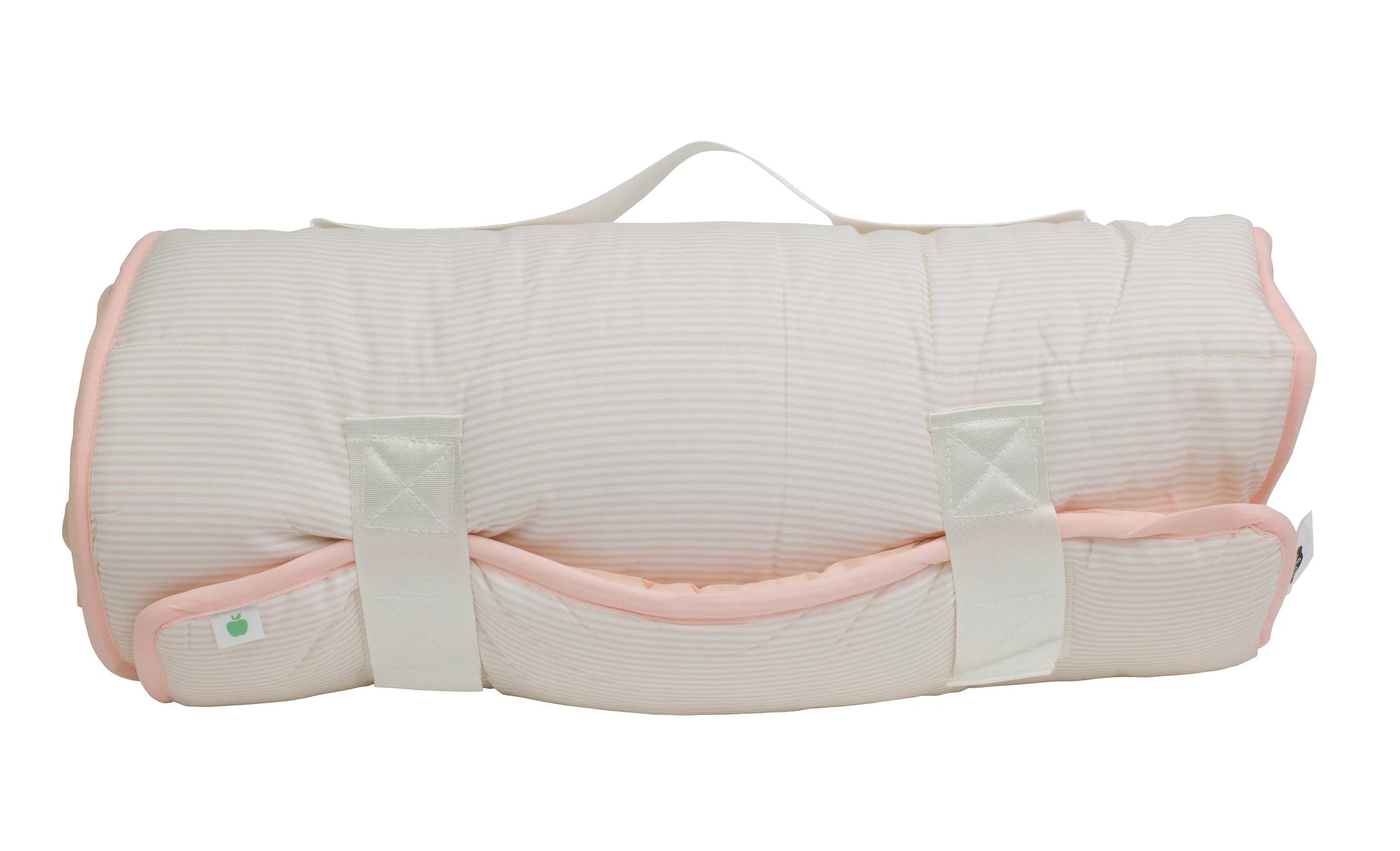 Apple of My Isla The Nap Mat- Pink Stripe