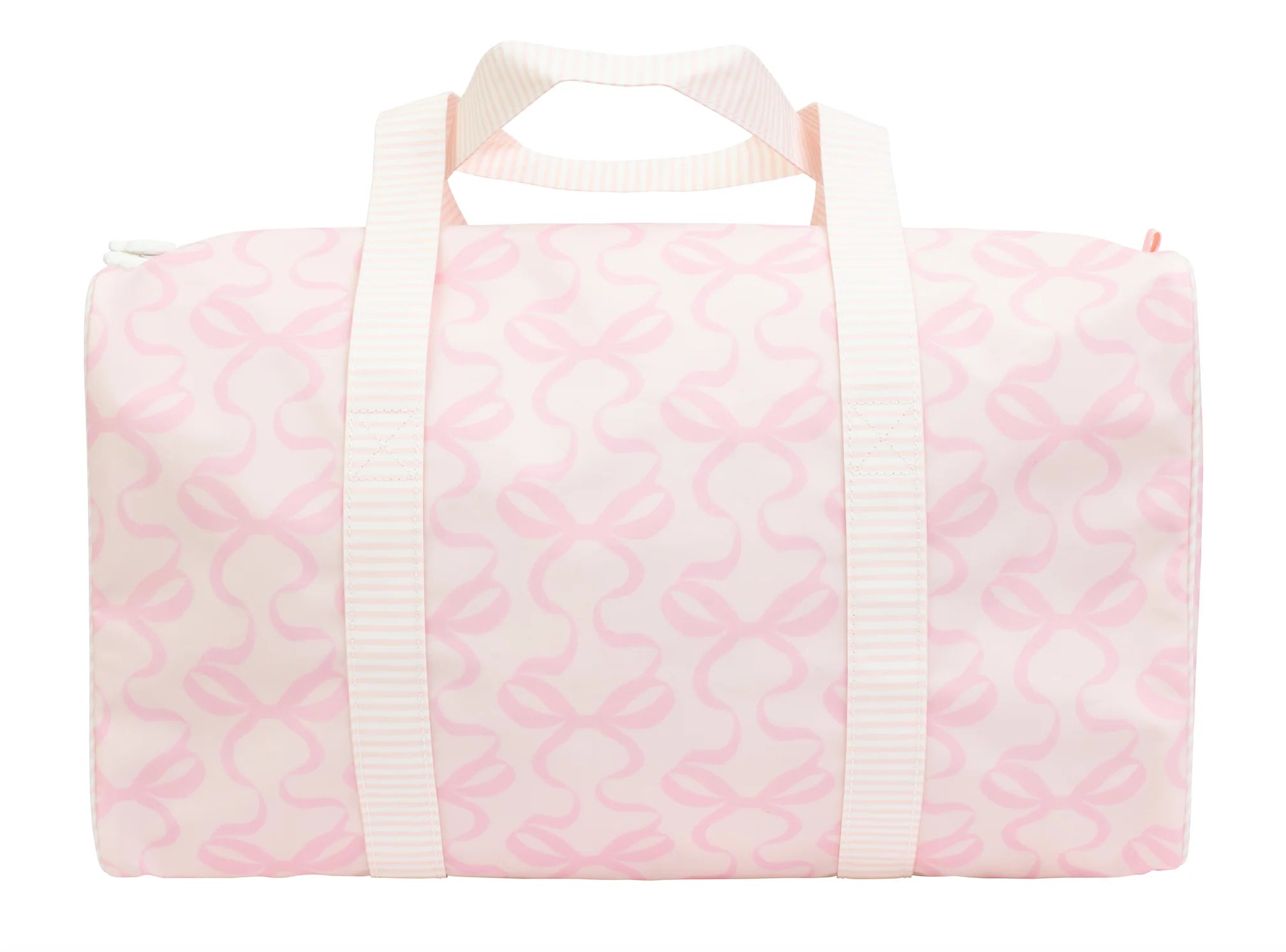  Apple Of My Isla Bows on Pink Duffle Bag