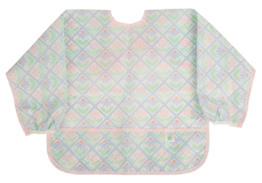 Apple of My Isla Pastel Floral Cover Everything Bib