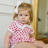 Lila and Hayes Council Girls' Bubble - Schoolhouse Apples Pink
