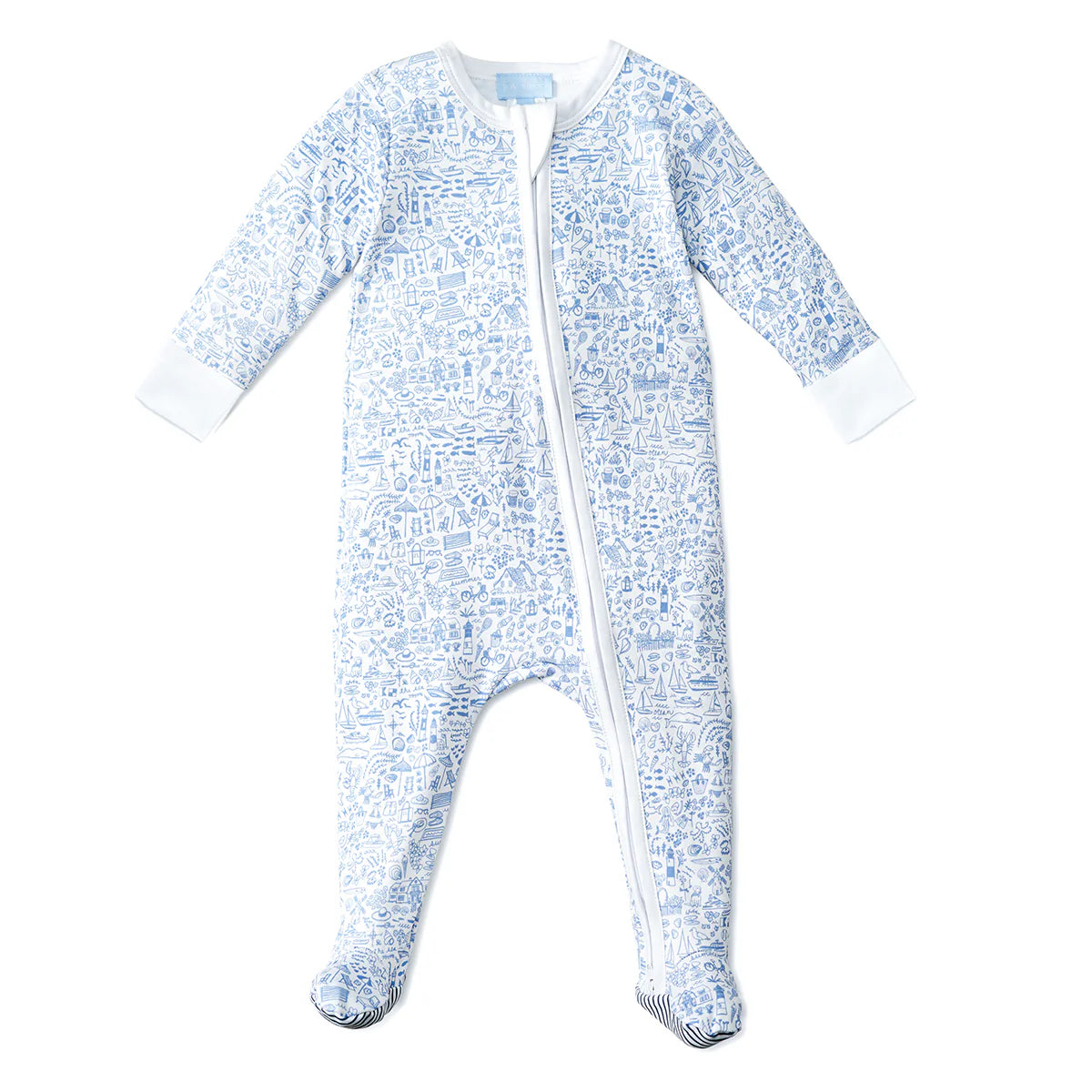 Joy Street Seaside Zipped Footie