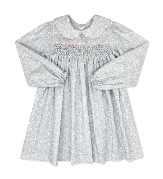 Michelle Long Sleeve Dress- Snow Kissed Floral
