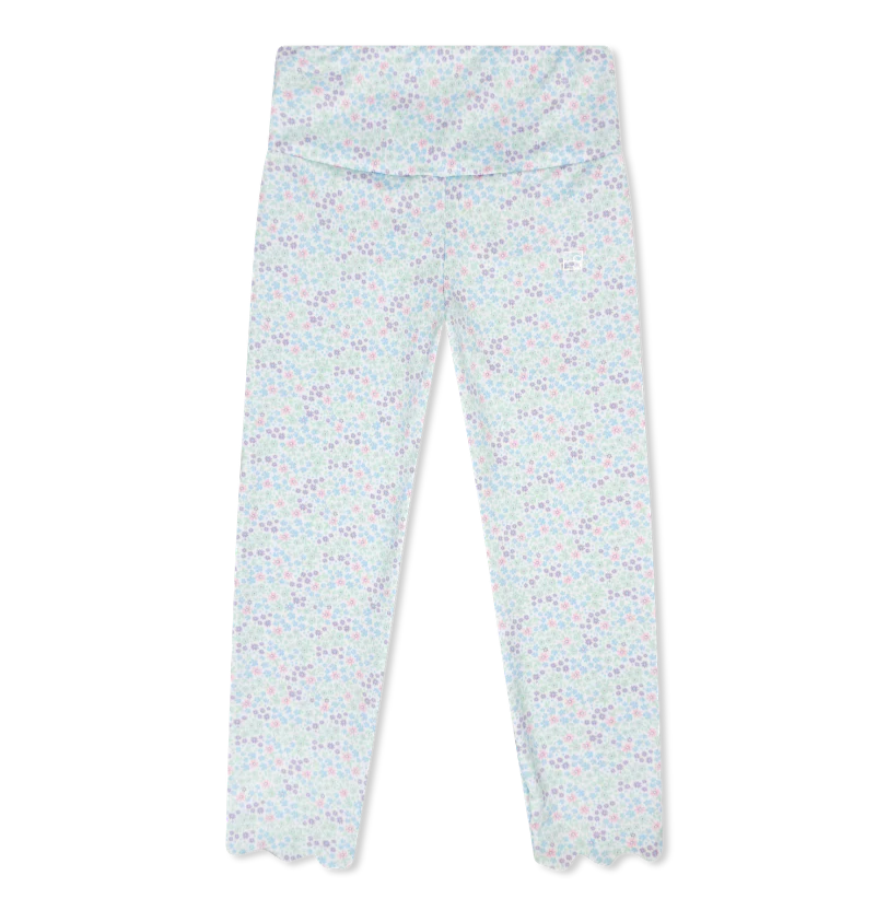 Set Athletics Sadie Scallop Legging- Frosted Floral
