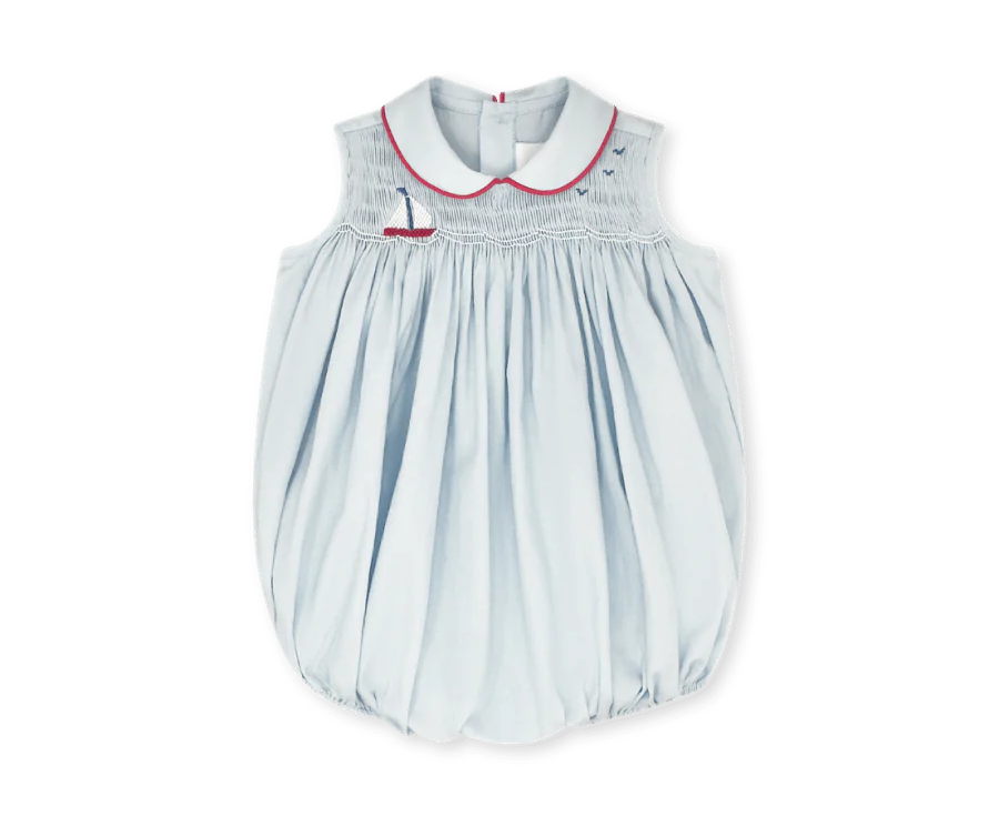 Lullaby Set Beckett Bubble- Brentwood Blue Pique
