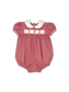 Ruth Ribbon Bubble- Ridgeland Red Minigingham