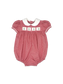 Ruth Ribbon Bubble- Ridgeland Red Minigingham