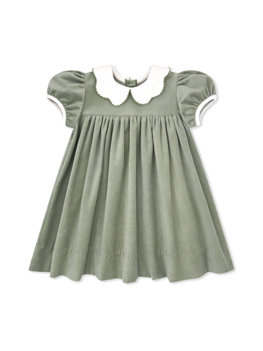 Lullaby Set Special Moments Dress - Leyland Green Velvet