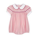Lullaby Set Kendall Bubble- Classic Pink Mini Gingham