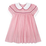 Lullaby Set Kendall Dress- Classic Pink Mini Gingham