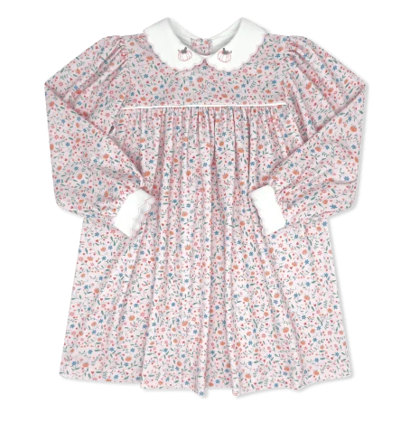 Lullaby Set Memory Making Dress- Pumpkin Grove Floral