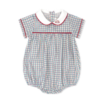 Lullaby Set Cars Covington Bubble- Primary Plaid