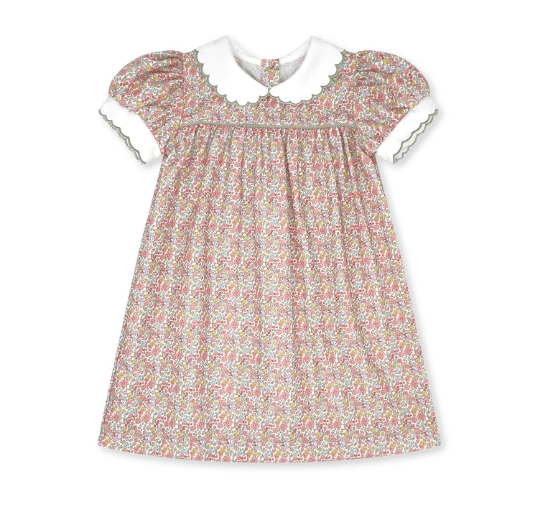 Lullaby Set Memory Making Scallop Dress- Autumn Garden