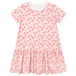 Lullaby Set Dani Dropwaist Dress- Candy Corn Kisses