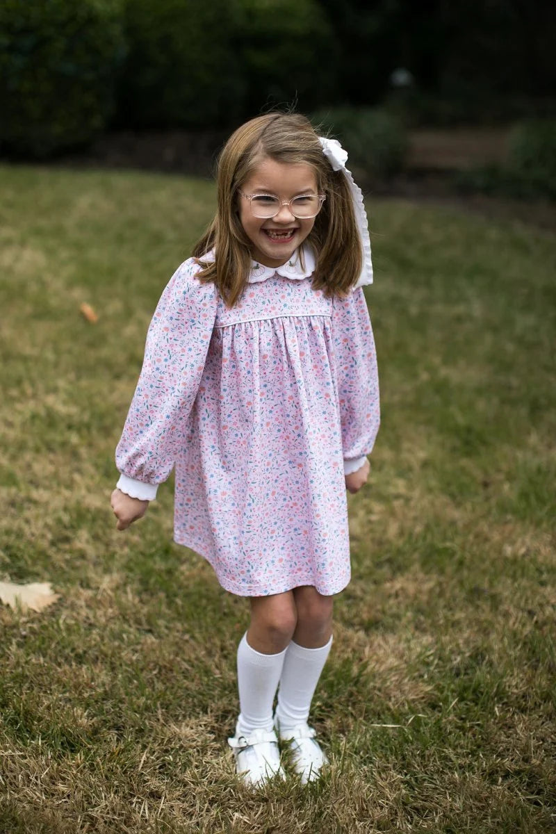 Lullaby Set Memory Making Dress- Pumpkin Grove Floral