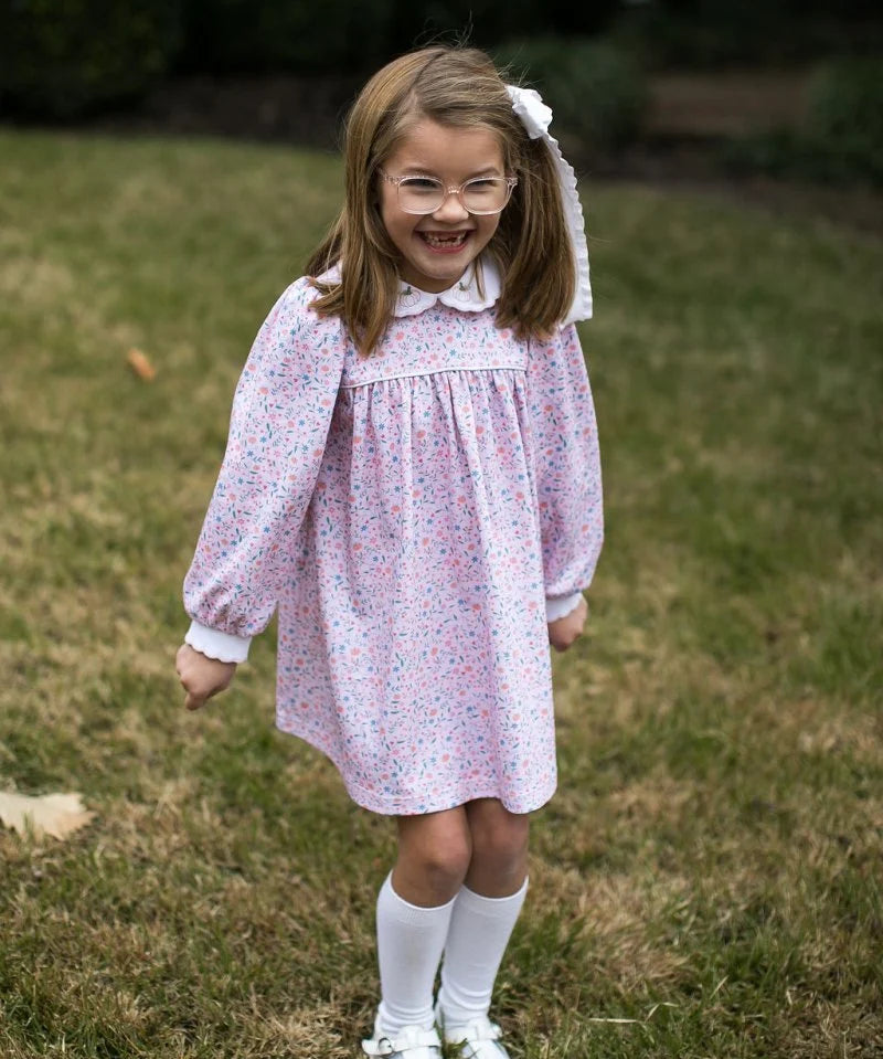 Lullaby Set Memory Making Dress- Pumpkin Grove Floral