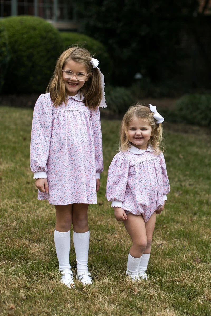 Lullaby Set Memory Making Dress- Pumpkin Grove Floral