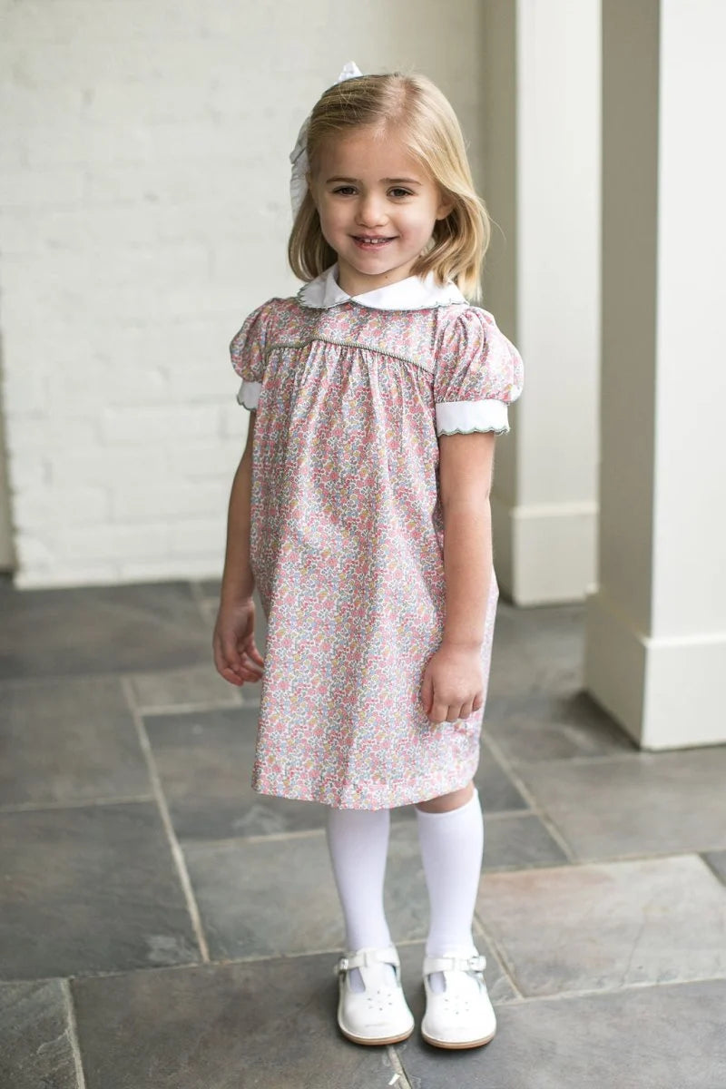 Lullaby Set Memory Making Scallop Dress- Autumn Garden