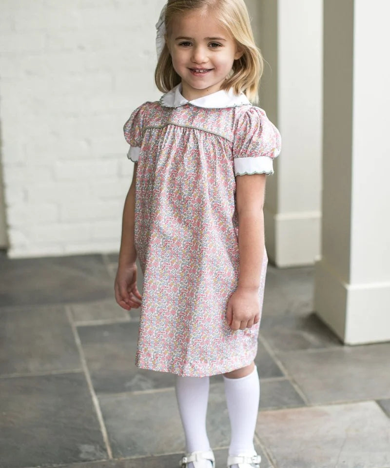 Lullaby Set Memory Making Scallop Dress- Autumn Garden