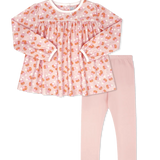 Lullaby Set Memory Making Legging Set- Candy Corn Kisses