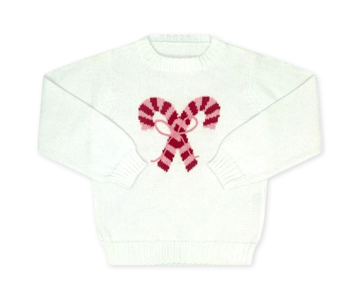 Lullaby Set Cozy Up Sweater- Candy Cane