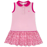 Set Athletics Darla Drop Waist Dress - Pink Petals