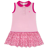 Set Athletics Darla Drop Waist Dress - Pink Petals
