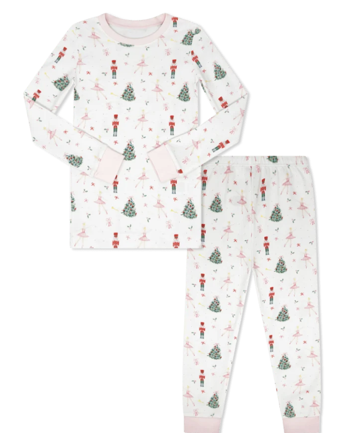 Lullaby Set Sweet Pea PJ Set - Enchanted Toy Box Palmer Pink