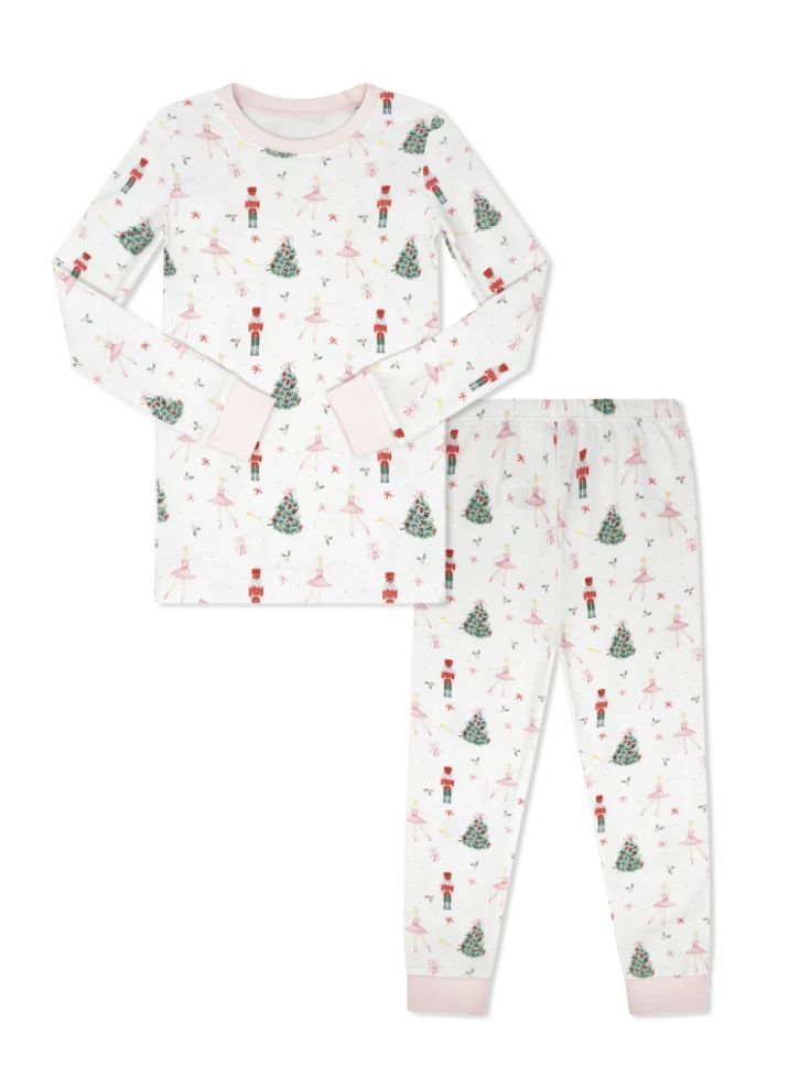 Lullaby Set Sweet Pea PJ Set - Enchanted Toy Box Palmer Pink