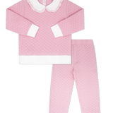 Cooper Quilted Playsuit- Petal Pink
