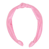 Top Knot Headband - Pink Shimmer