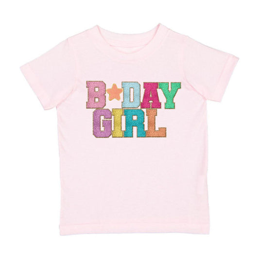 Sweet Wink Birthday Girl Patch T-Shirt