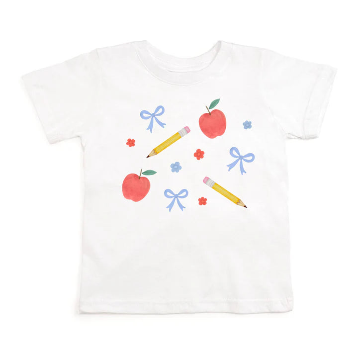 Sweet Wink Ditsy Floral Back To School Short Sleeve T-Shirt
