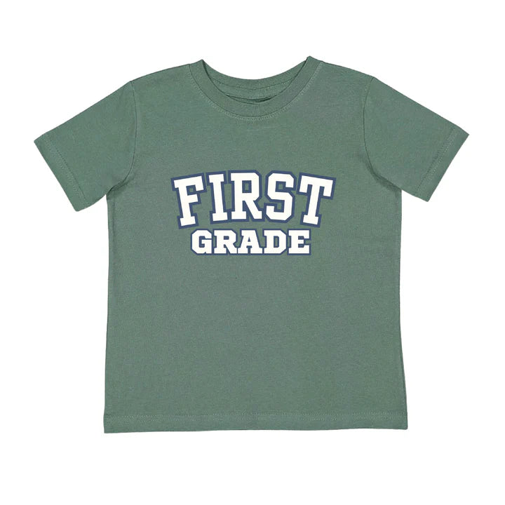 Sweet Wink First Grade Varsity Short Sleeve T-Shirt