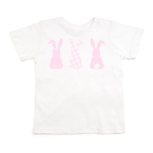 Sweet Wink Gingham Bunny Easter Short Sleeve T-Shirt