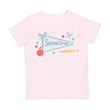Sweet Wink Second Grade Pennant Short Sleeve T-Shirt