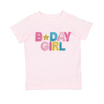 Sweet Wink Birthday Girl Rhinestone Patch Short Sleeve T-Shirt- Ballet