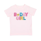 Sweet Wink Birthday Girl Rhinestone Patch Short Sleeve T-Shirt- Ballet