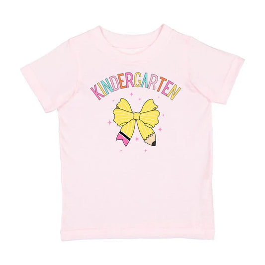 Sweet Wink Kindergarten Pencil Bow Short Sleeve T-Shirt - Ballet