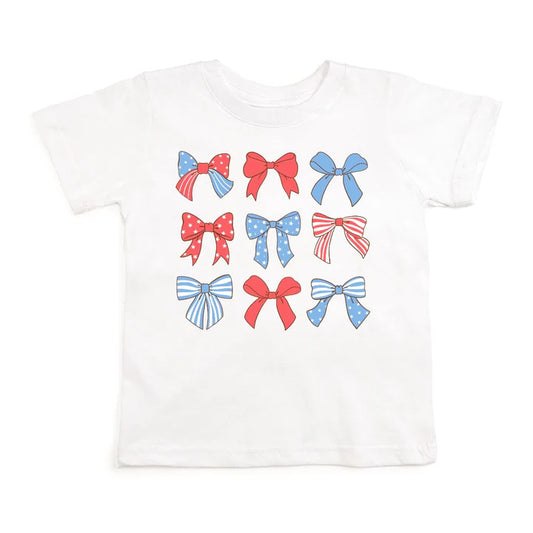 Sweet Wink Patriotic Cutie Short Sleeve T-Shirt- White