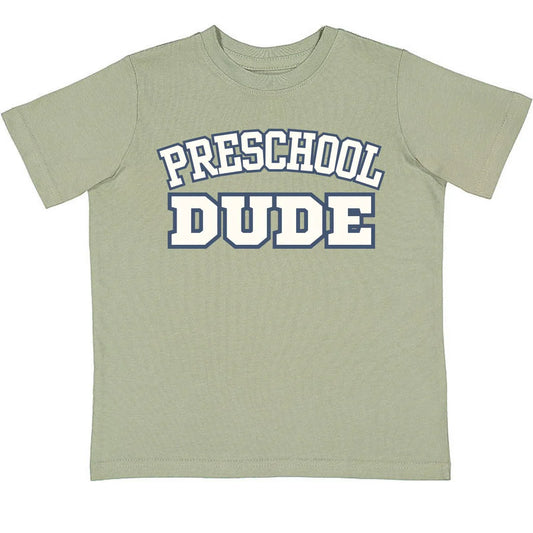 Preschool Varsity Short Sleeve T-Shirt - Sage