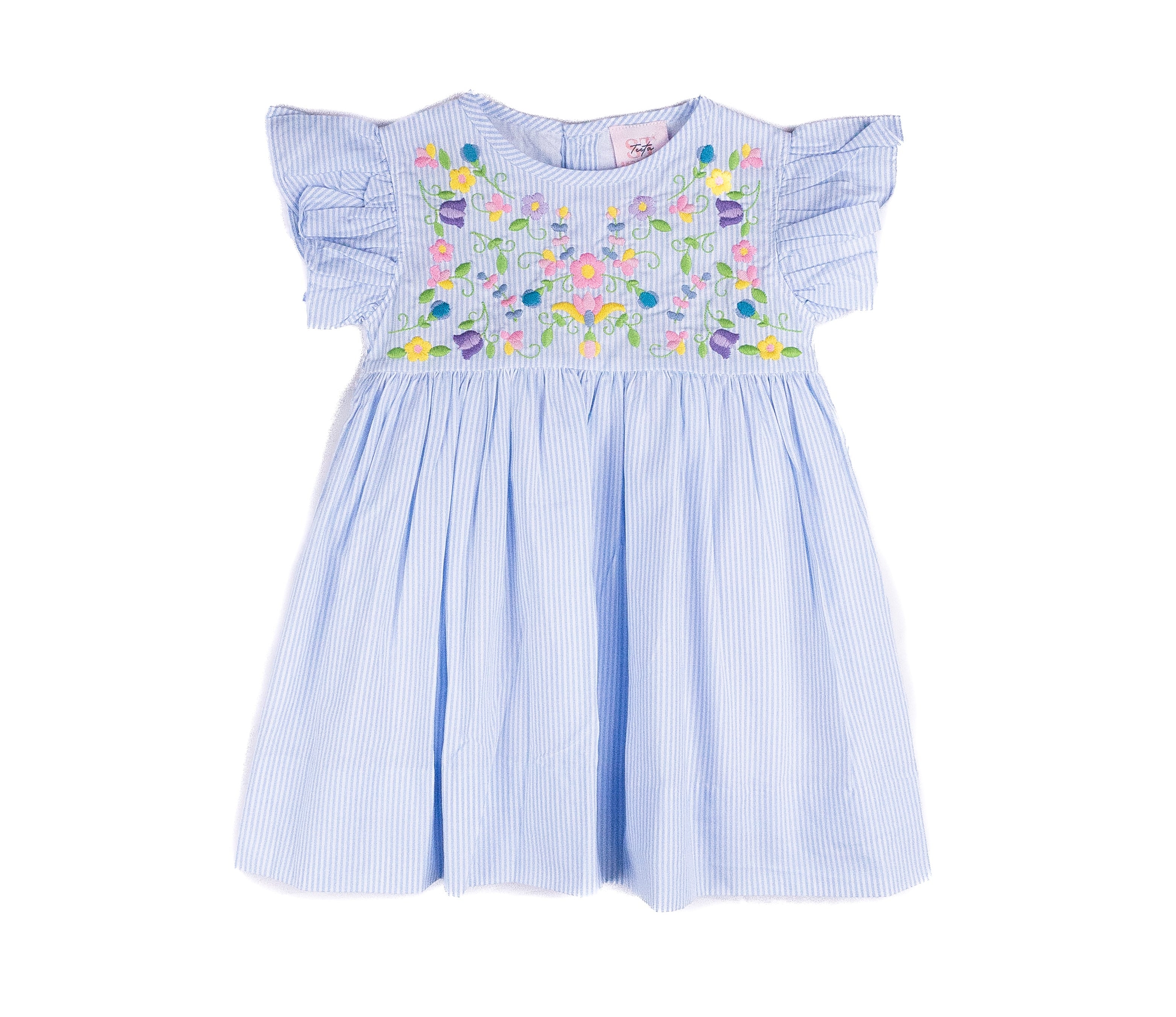 Shop Teeta Blue Ole Ole Fiesta Dress