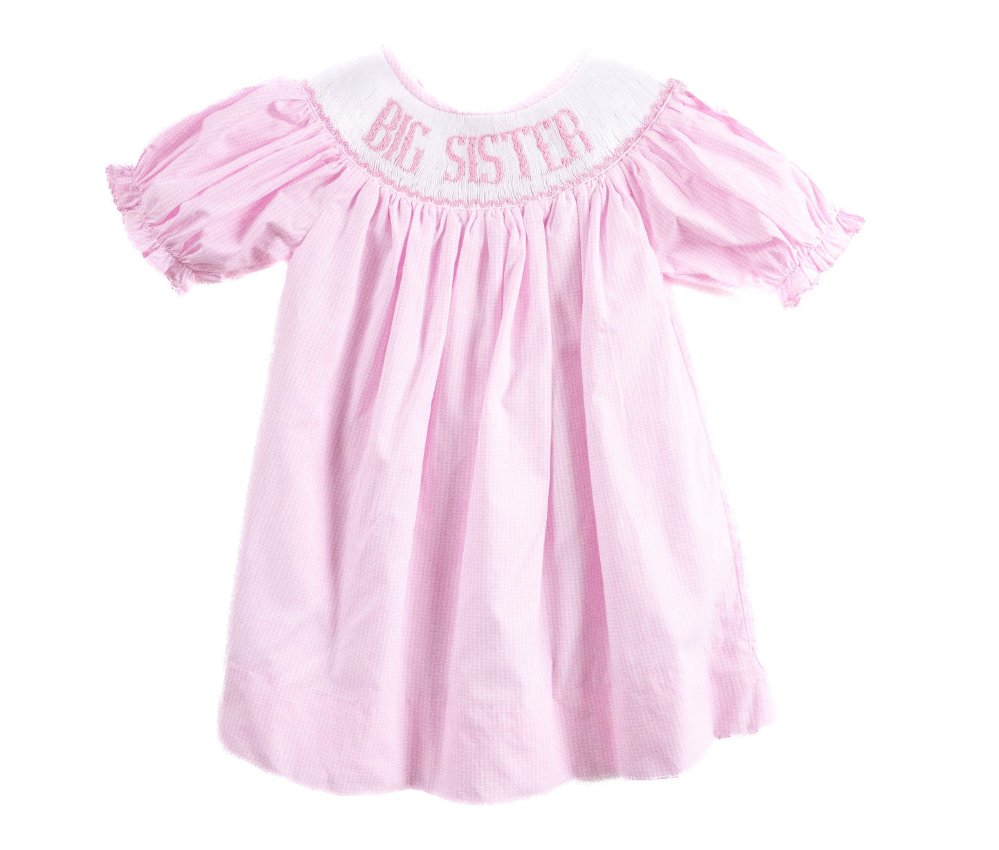 Shop Teeta Big Sister Dress- Pink Gingham