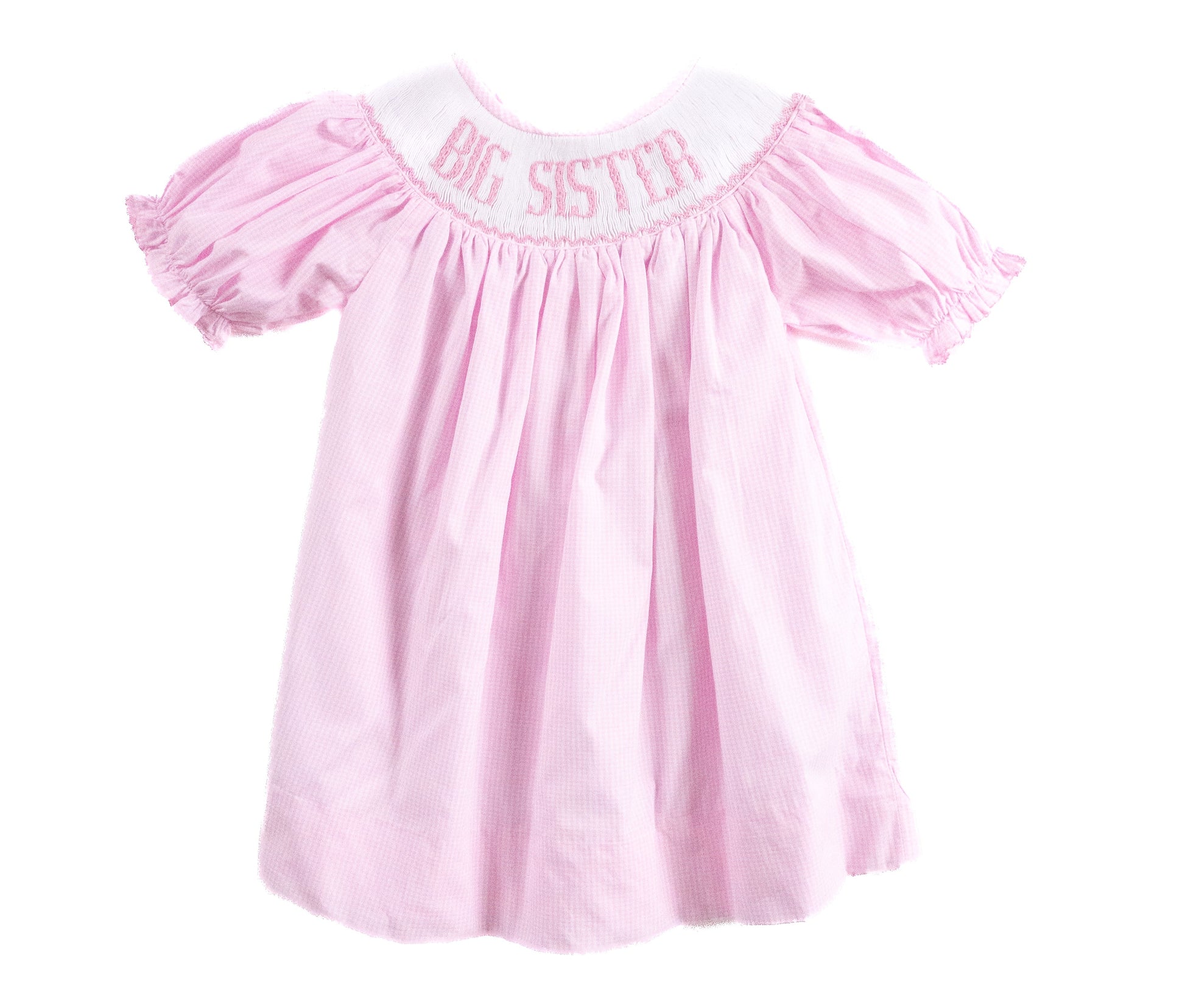 Shop Teeta Big Sister Dress- Pink Gingham
