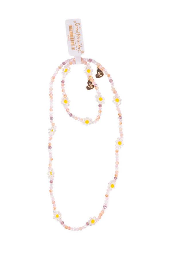 Boutique Daisy Delight Necklace and Bracelet Set
